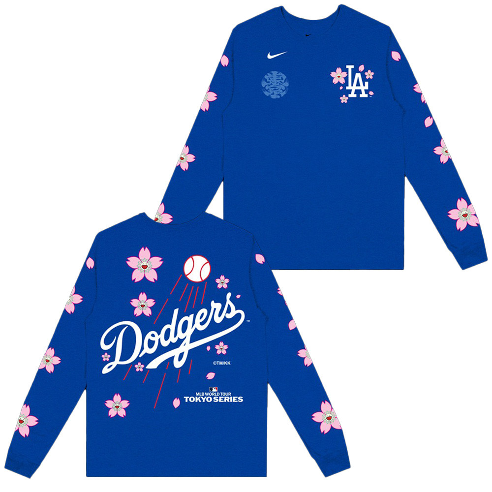 LA Dodgers Takashi Murakami MLB World Tour Tokyo Series Long Slevve Shirt 2025 Baseball Fan Merch