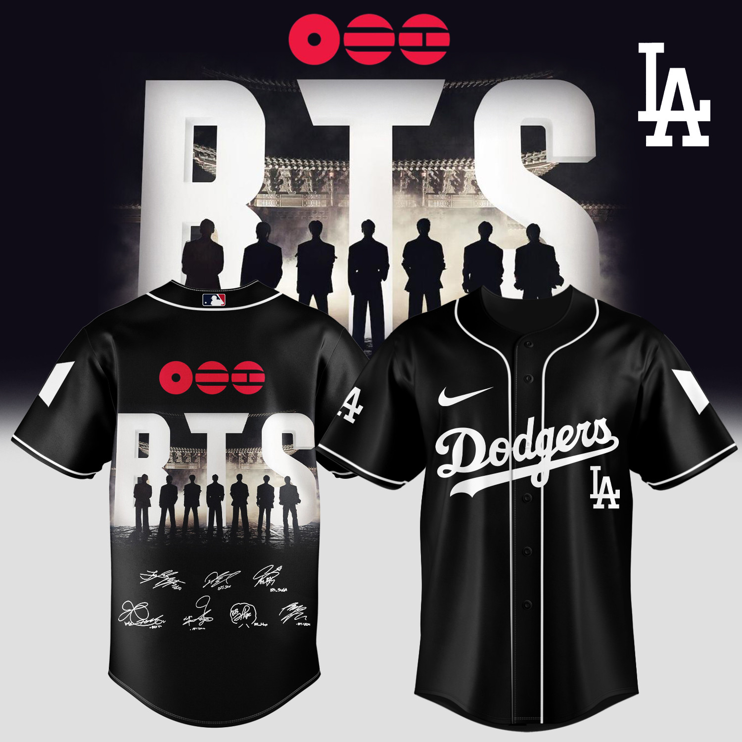 LA Dodgers x BTS Arirang World Tour 2026 Jersey 2026 MLB Playoffs Merch Gift Idea For BTS Fans