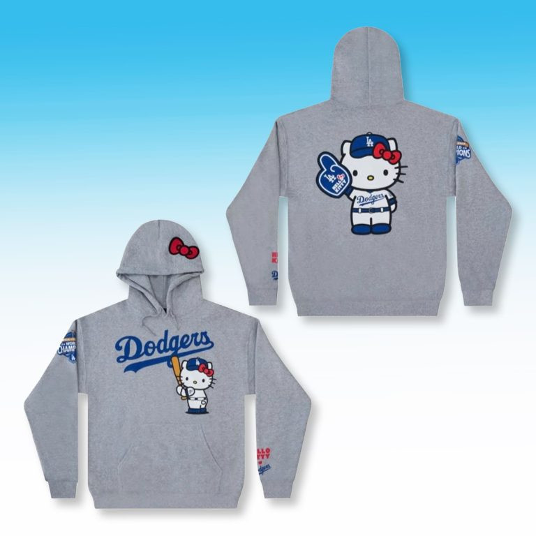 LA Dodgers x Hello Kitty Night 2026 Hoodie Baseball Merch Apparel Good Gift For Husband