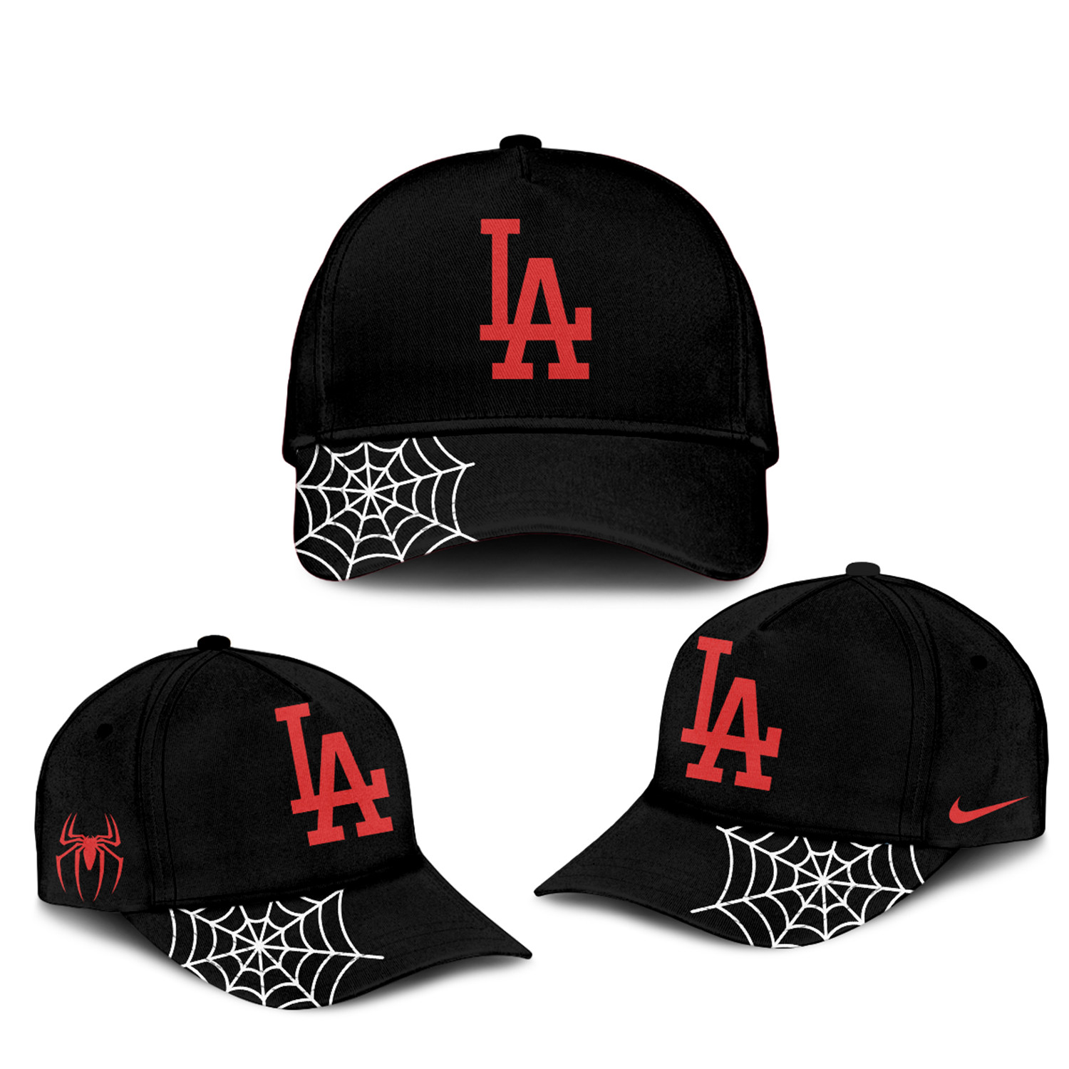 LA Dodgers x Spider Man Baseball Hat Marvel MLB Dodgers Baseball Cap Fans Gear