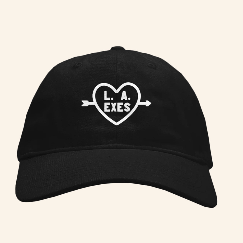 LA Exes Merch Heart Embroidered Hat Gifts For People Who Like Music LA Exes Merch Heart Embroidered Hat Gifts For People Who Like Music