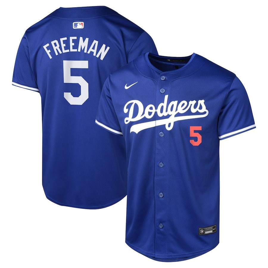 LA Freddie Freeman Royal Alternate Player Jersey Gifts For Baseball Players