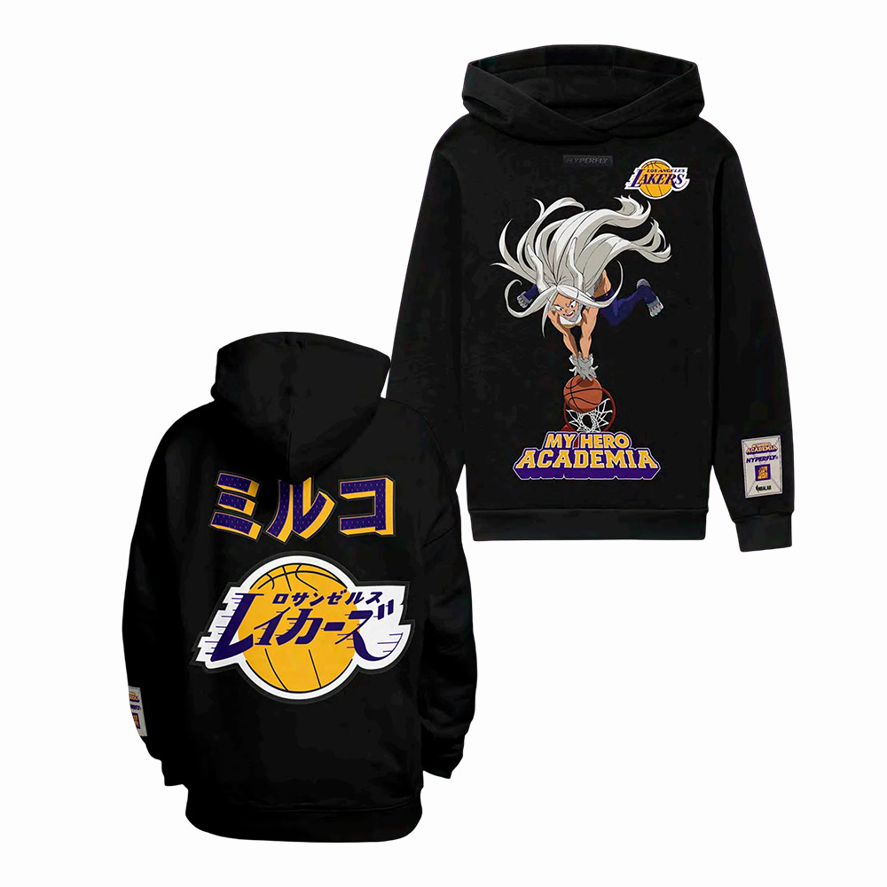 LA Lakers x Hyperfly My Hero Academia Hooodie Los Angeles Lakers Apparel Unique Gift For Brother