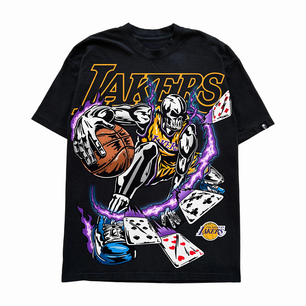 LA Lakers x Warren Lotas SS T-Shirt Los Angeles Lakers Clothes Unique Gift For Boyfriend