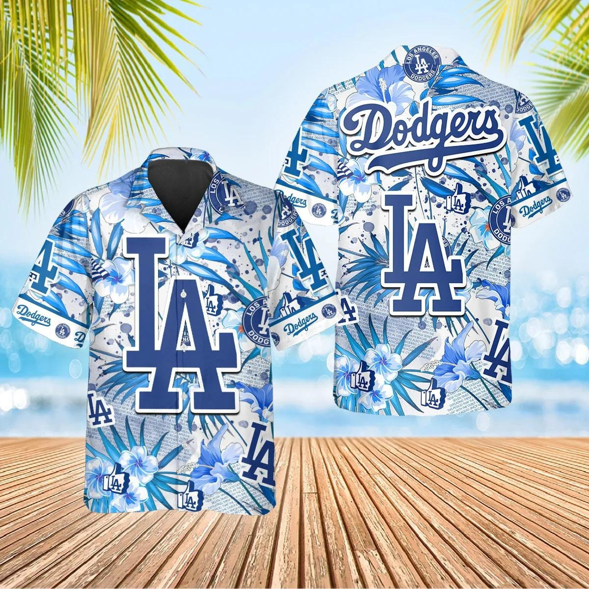 LA Los Angeles Dodgers Hawaiian Shirt Baseball Aloha Shirt Cool Dodger Gifts For Men