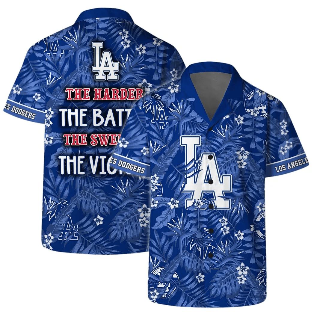 LA Los Angeles Dodgers Hawaiian Shirt The Victory Tropical Aloha Shirt Unique Dodgers Gifts