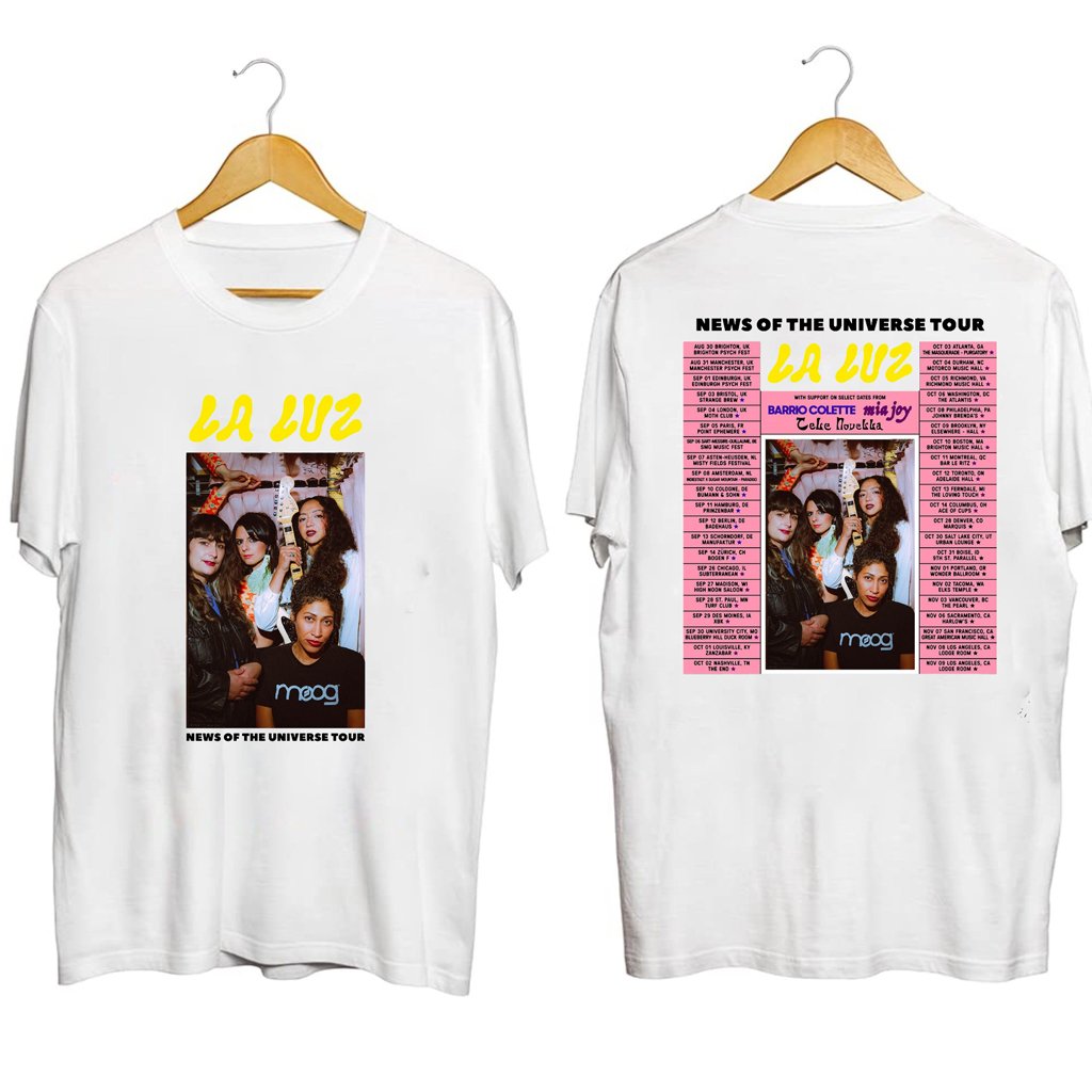 La Luz News Of The Universe Tour Shirt La Luz Merch Gifts For Music Fans