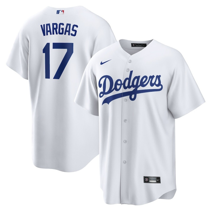 LA Miguel Vargas White Player Jersey Gifts For Baseball Fans
