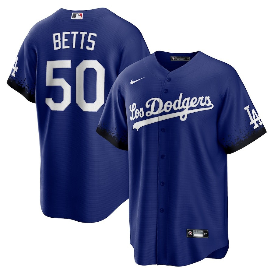LA Mookie Betts Royal City Connect Player Jersey Baseball Mom Gifts