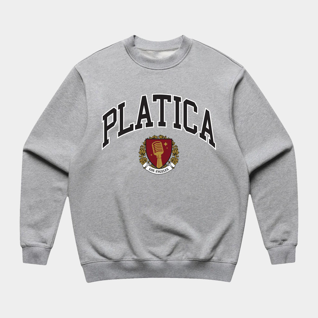 La Platica Merch Platica College Crewneck Sweatshirt Birthday Gift For BFF