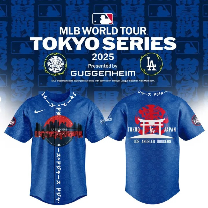 LA x Tokyo Series 2025 Jersey Baseball Lover Gift Ideas