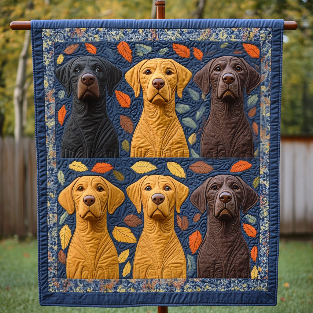 Lab Family Quilted Blanket Dog Gift Ideas For Dog Owners