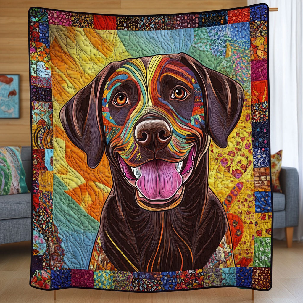 Lab Love Line Quilted Blanket Best Christmas Gifts For Dog Lovers