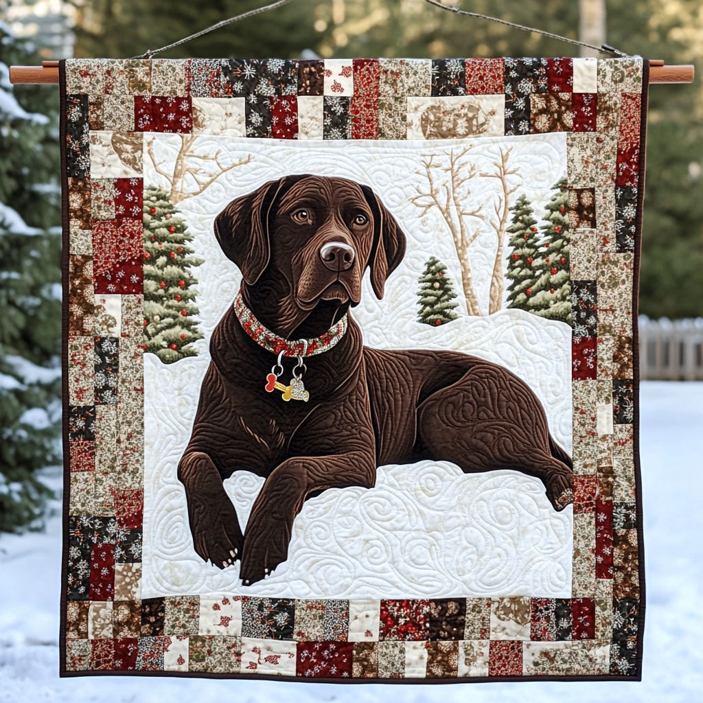 Lab Squad Quilted Blanket Best Christmas Gifts For Dog Lovers