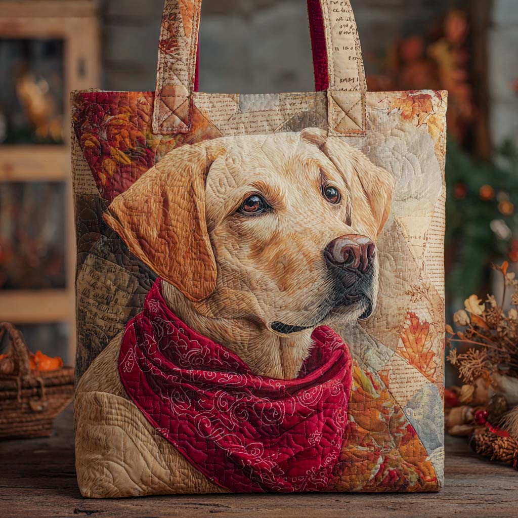 Labrador Bond Quilted Tote Bag Gift Ideas For Pet Lovers