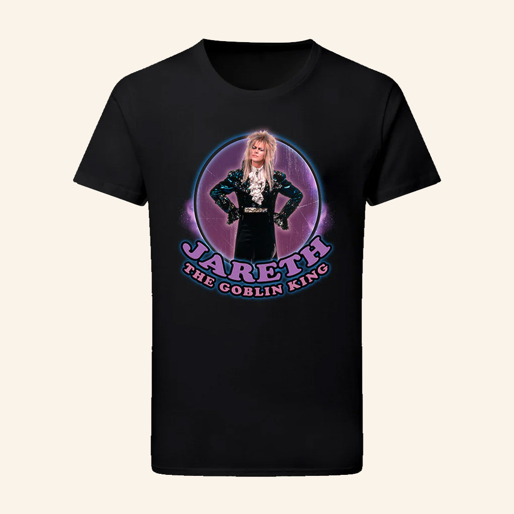 Labyrinth Merch Jareth The Goblin King Black T-Shirt Gifts Ideas For Friends Labyrinth Merch Jareth The Goblin King Black T-Shirt Gifts Ideas For Friends