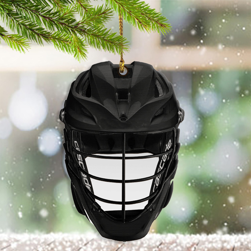 Lacrosse Helmet Ornament Lacrosse Ornaments Christmas Tree Decoration