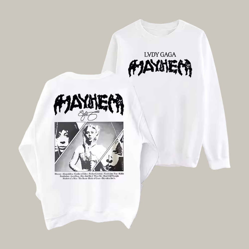 Lady Gaga Mayhem Sweatshirt Lady Gaga Fan Apparel Music Lover For Mother's Day