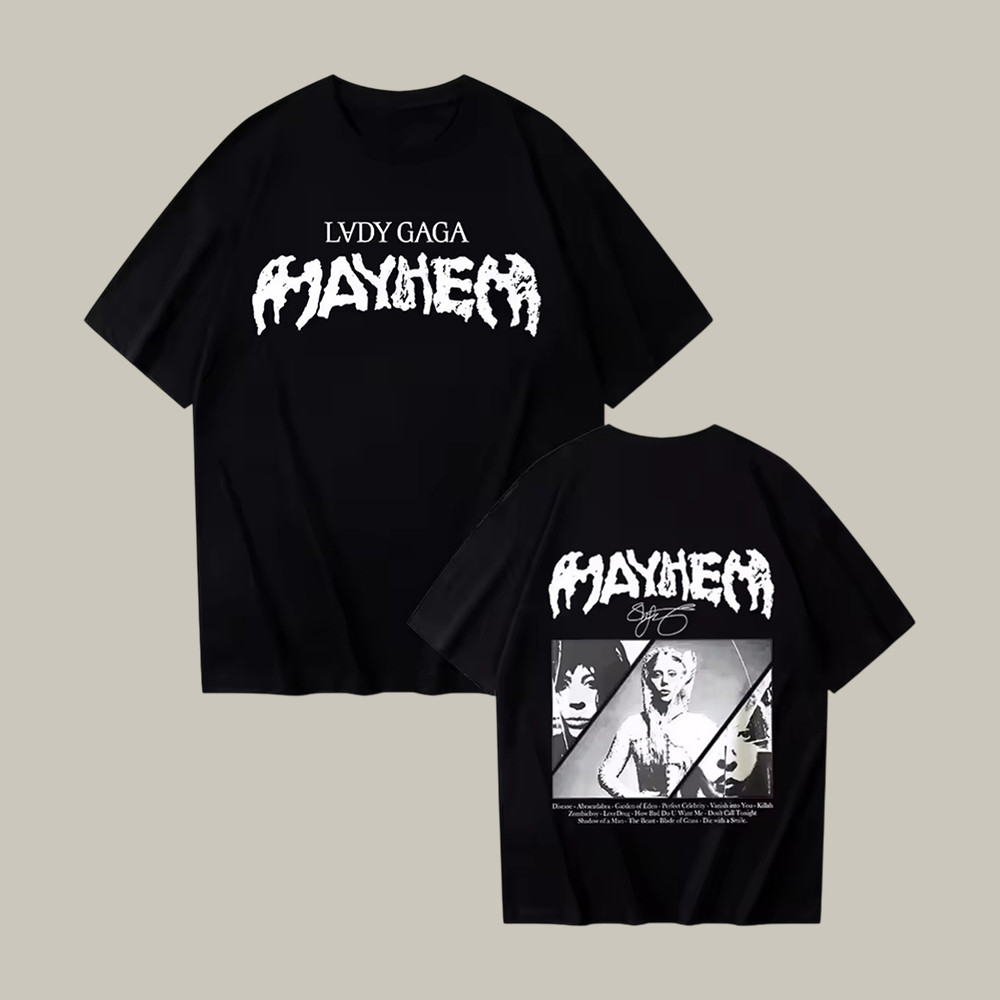 Lady Gaga Mayhem T-Shirt Music Fan Merch Lady Gaga Lover Gift For Mom