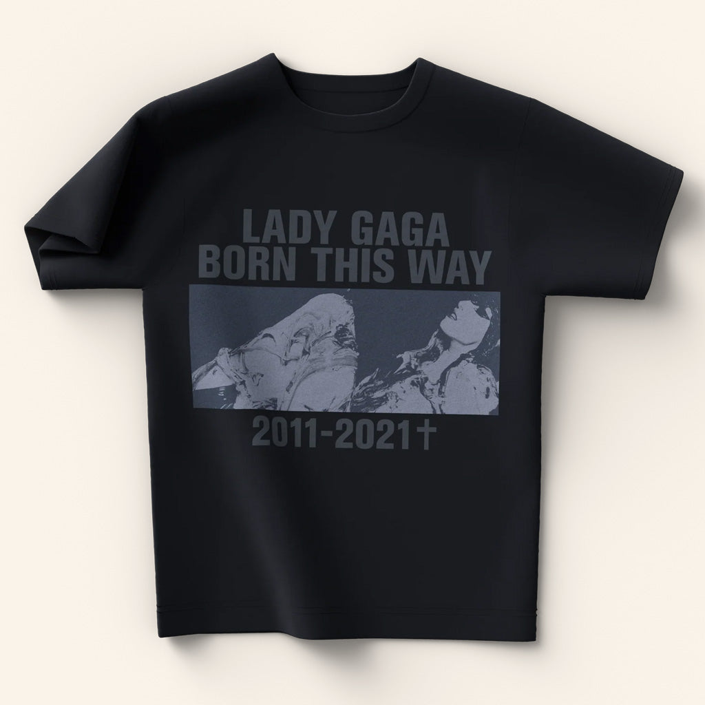 Lady Gaga Mayhem Tour Merch 2025 Concert 2011 2021 T-Shirt Black Gifts For Fans