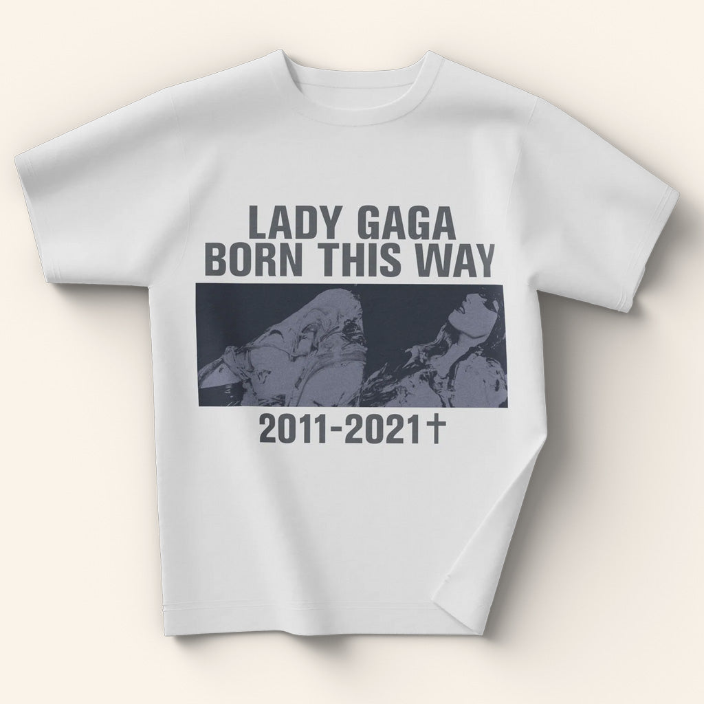 Lady Gaga Mayhem Tour Merch 2025 Concert 2011 2021 T-Shirt White Gifts For Fans Lady Gaga Mayhem Tour Merch 2025 Concert 2011 2021 T-Shirt White Gifts For Fans