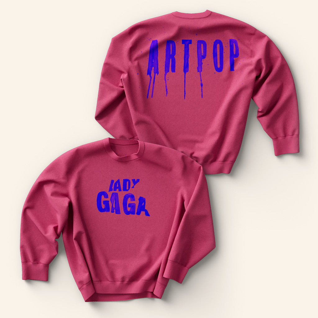Lady Gaga Mayhem Tour Merch 2025 Concert ARTPOP Drip Crewneck Sweatshirt Daughter Gifts Lady Gaga Mayhem Tour Merch 2025 Concert ARTPOP Drip Crewneck Sweatshirt Daughter Gifts