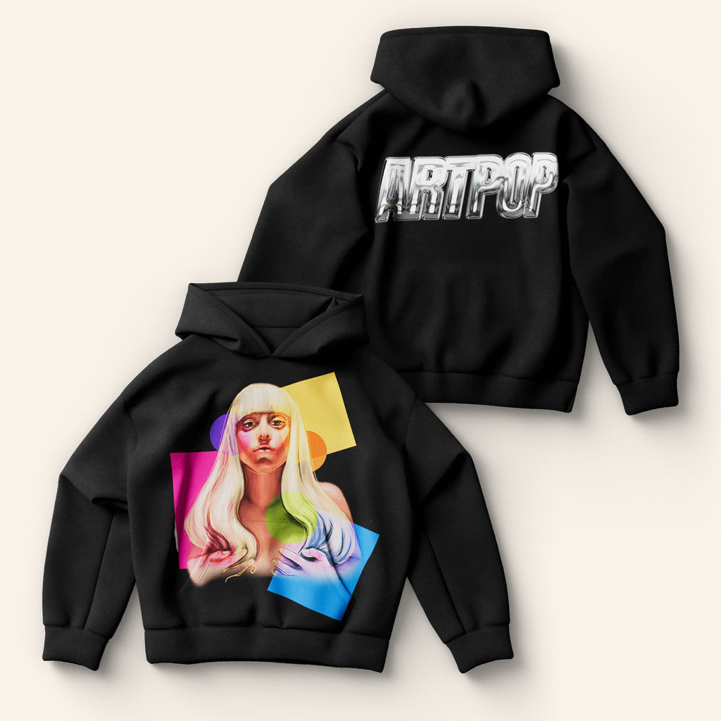 Lady Gaga Mayhem Tour Merch 2025 Concert ARTPOP Geometric Hoodie Gift Ideas For Him