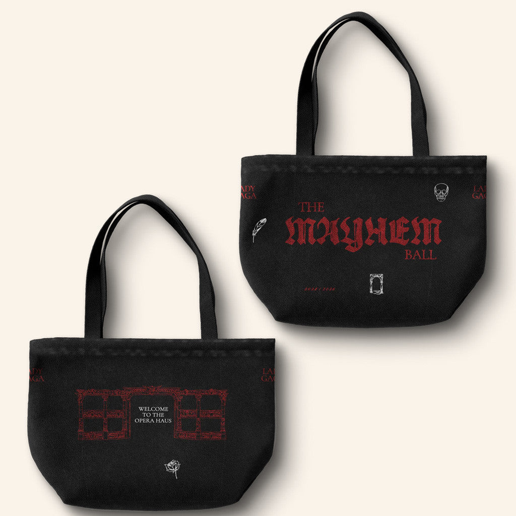 Lady Gaga Mayhem Tour Merch 2025 Concert Black Opera Haus Tote Bag Gifts For Her Lady Gaga Mayhem Tour Merch 2025 Concert Black Opera Haus Tote Bag Gifts For Her