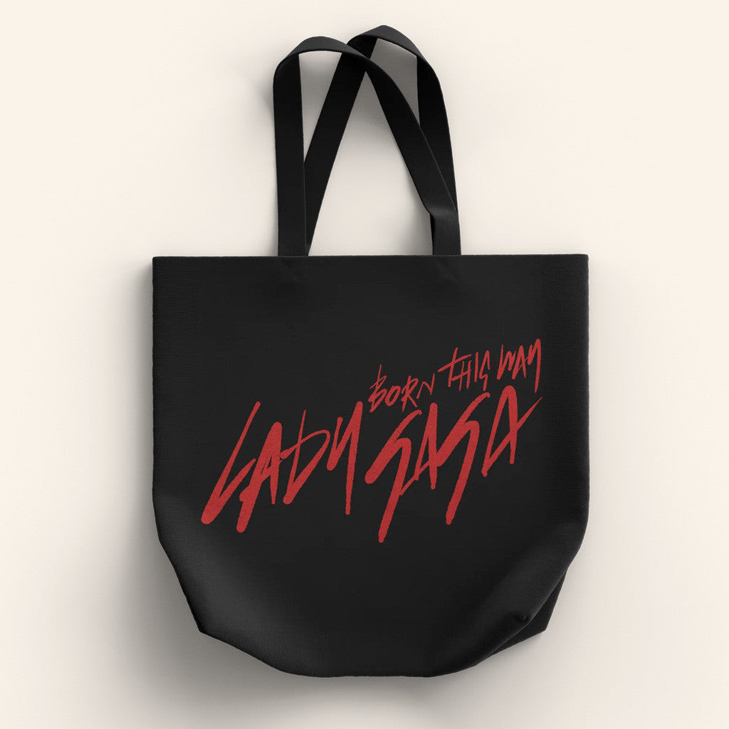 Lady Gaga Mayhem Tour Merch 2025 Concert Born This Way Script Tote Bag Gifts For Daughter