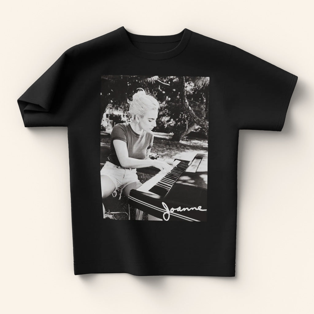Lady Gaga Mayhem Tour Merch 2025 Concert Joanne Piano T-Shirt Daughter Gifts Lady Gaga Mayhem Tour Merch 2025 Concert Joanne Piano T-Shirt Daughter Gifts