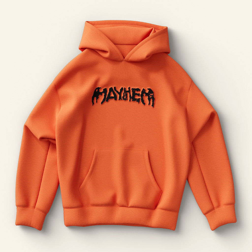 Lady Gaga Mayhem Tour Merch 2025 Concert MAYHEM Orange Logo Hoodie Gifts For Her Lady Gaga Mayhem Tour Merch 2025 Concert MAYHEM Orange Logo Hoodie Gifts For Her