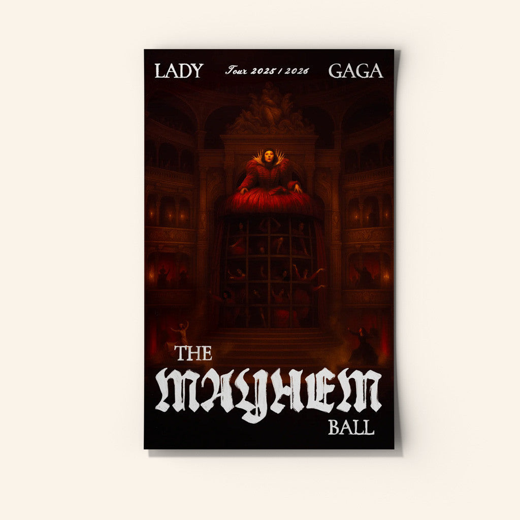 Lady Gaga Mayhem Tour Merch 2025 Concert Opera Haus Poster Gift Ideas For Fans Lady Gaga Mayhem Tour Merch 2025 Concert Opera Haus Poster Gift Ideas For Fans