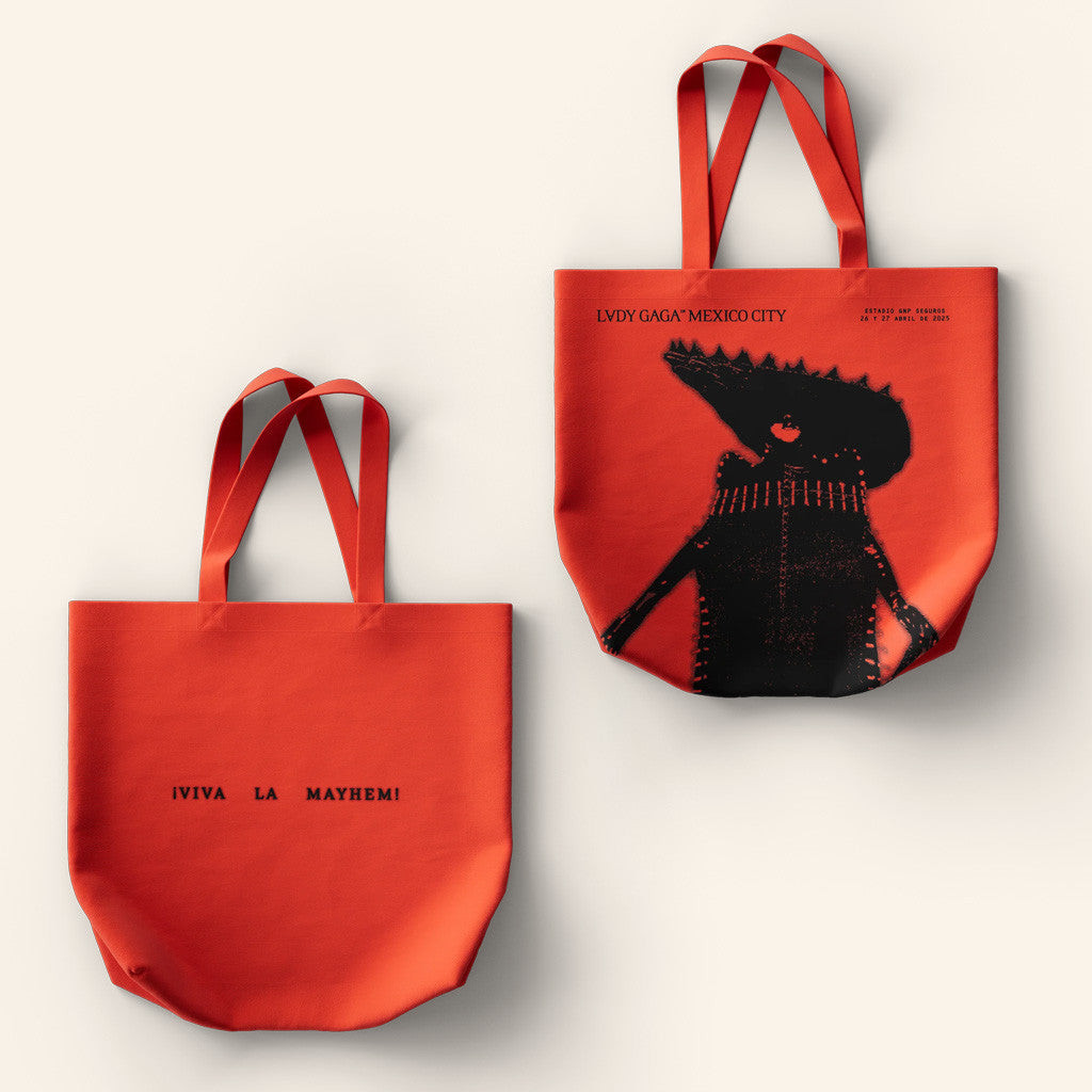 Lady Gaga Mayhem Tour Merch 2025 Concert Red CDMX Tote Bag Gift Ideas For Her Lady Gaga Mayhem Tour Merch 2025 Concert Red CDMX Tote Bag Gift Ideas For Her