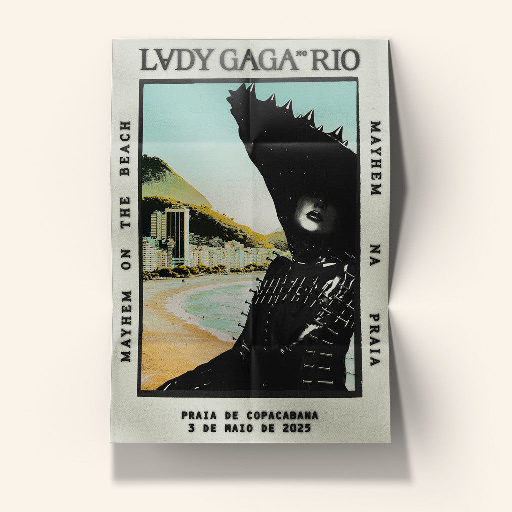 Lady Gaga Mayhem Tour Merch 2025 Concert Rio Poster Fan Merch Home Decor