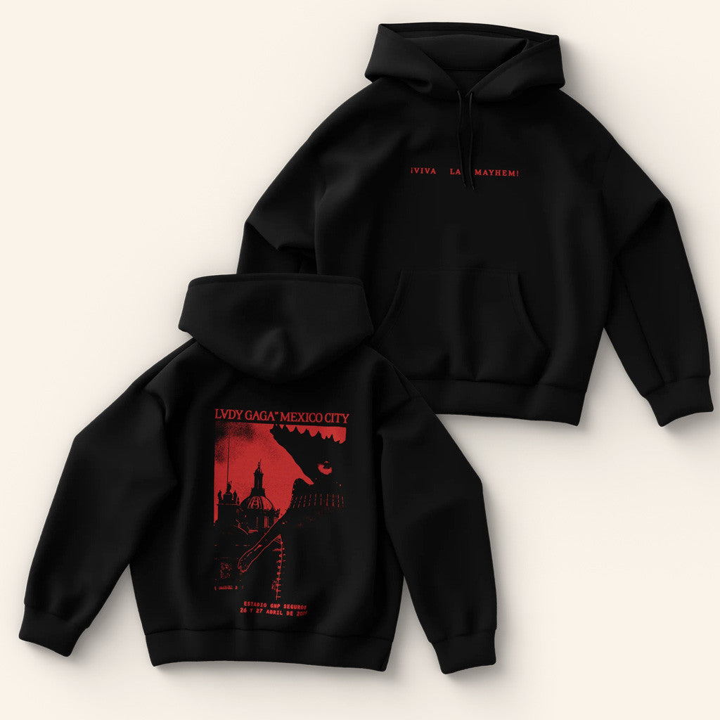 Lady Gaga Mayhem Tour Merch 2025 Concert Shirt Black CDMX Hoodie Gifts For Besties Lady Gaga Mayhem Tour Merch 2025 Concert Shirt Black CDMX Hoodie Gifts For Besties