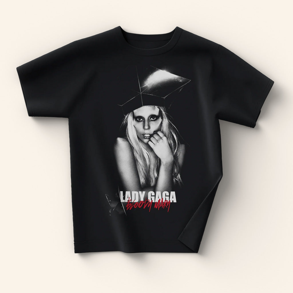 Lady Gaga Mayhem Tour Merch 2025 Concert Shirt Bloody Mary Photo T-Shirt Gifts For Mom