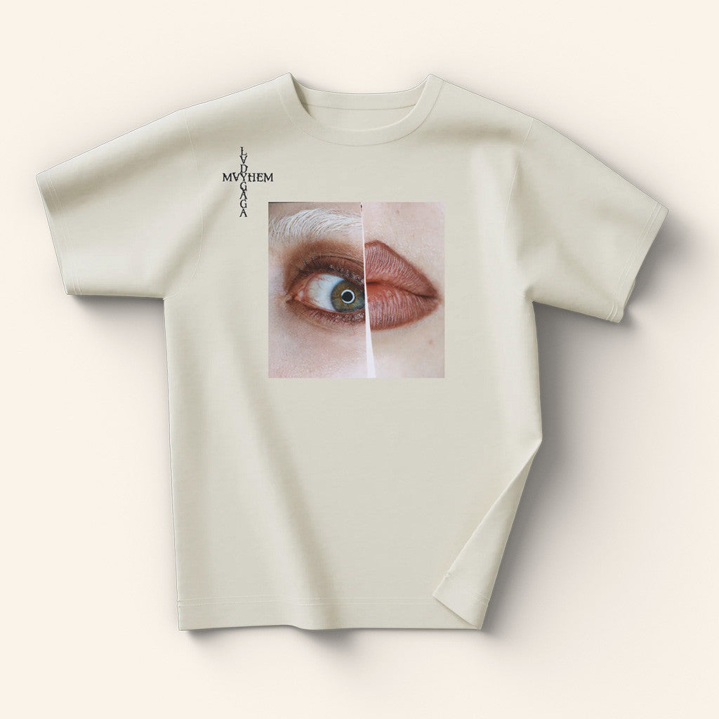 Lady Gaga Mayhem Tour Merch 2025 Concert Shirt Close Up Photo T-Shirt Gifts For Besties