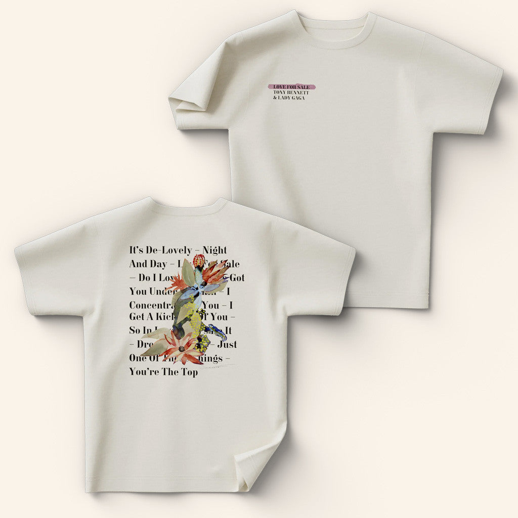 Lady Gaga Mayhem Tour Merch 2025 Concert Shirt Love For Sale Tracklist T-Shirt Best Friends Gifts