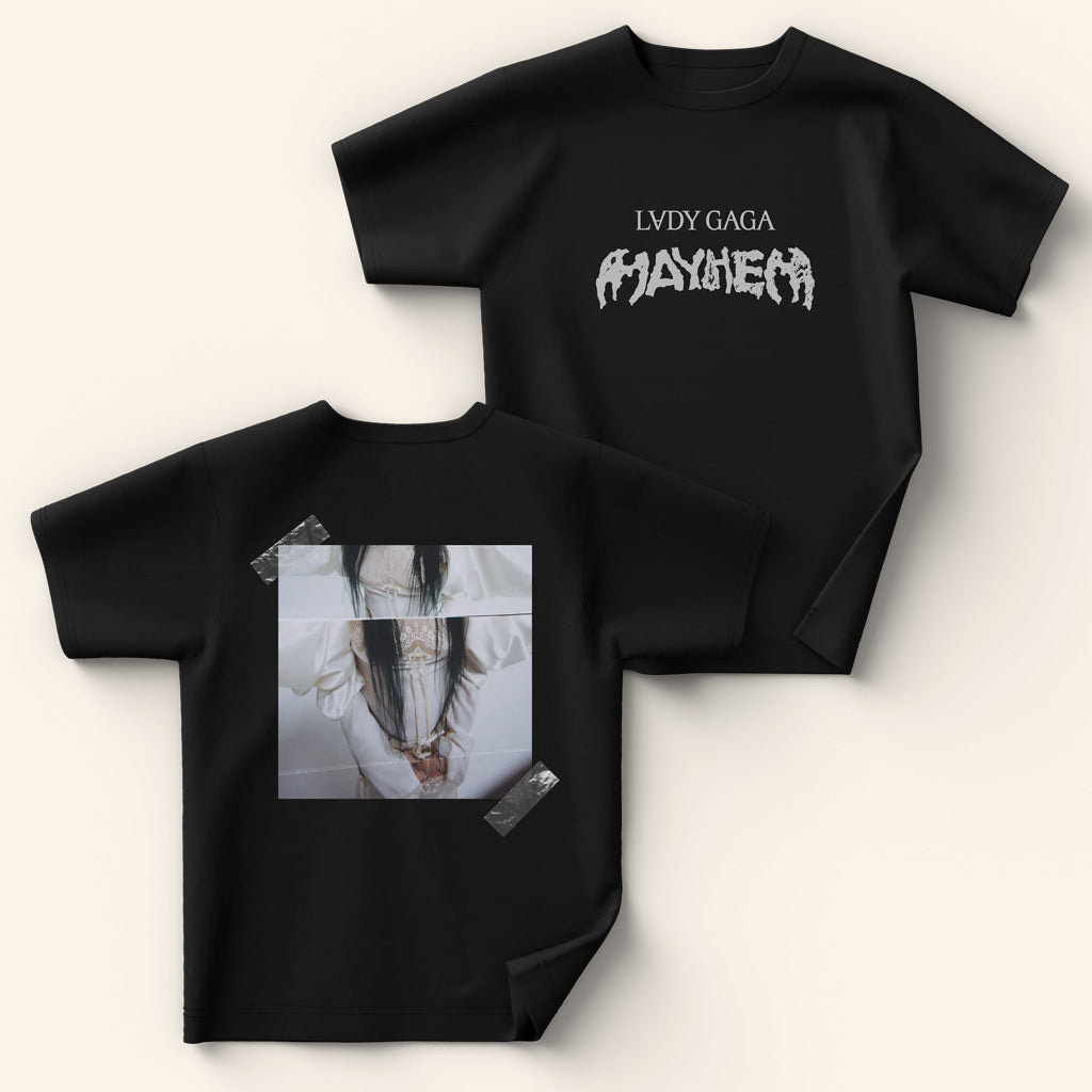 Lady Gaga Mayhem Tour Merch 2025 Concert Shirt Taped Photo T-Shirt Gifts For Besties Lady Gaga Mayhem Tour Merch 2025 Concert Shirt Taped Photo T-Shirt Gifts For Besties