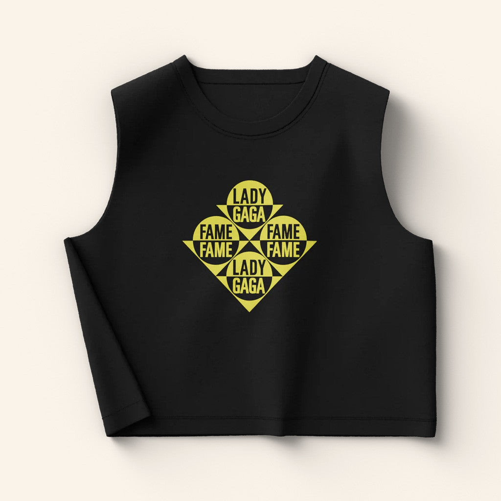 Lady Gaga Mayhem Tour Merch 2025 Concert The Fame Black Cropped Tank Best Gifts For Her Lady Gaga Mayhem Tour Merch 2025 Concert The Fame Black Cropped Tank Best Gifts For Her