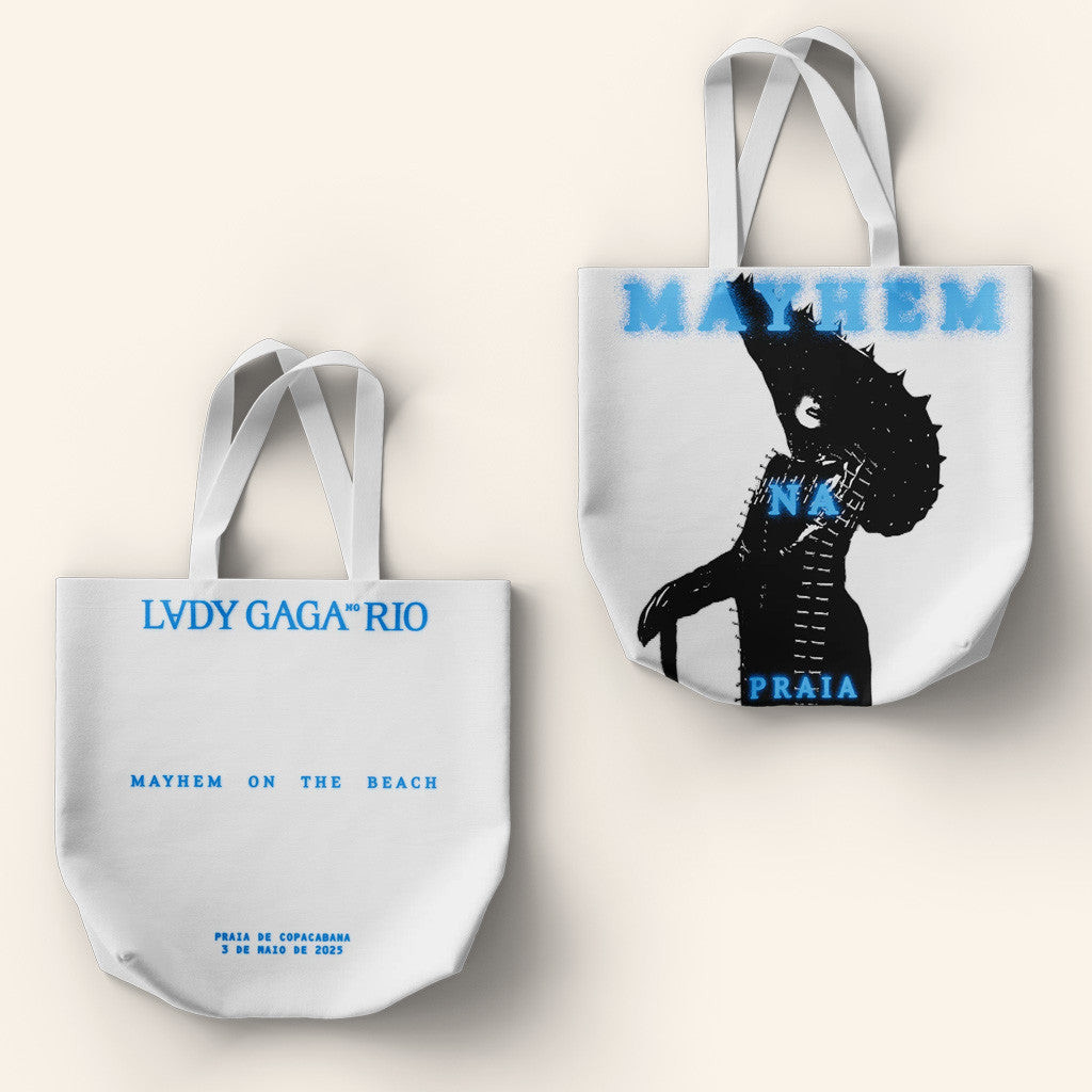 Lady Gaga Mayhem Tour Merch 2025 Concert White Rio Tote Bag Fans Gift Ideas Lady Gaga Mayhem Tour Merch 2025 Concert White Rio Tote Bag Fans Gift Ideas