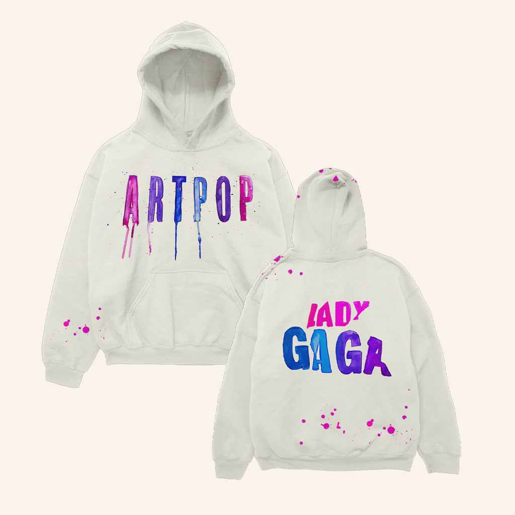Lady Gaga Merch Artpop Drip Hoodie Christmas Gift Ideas For Sister