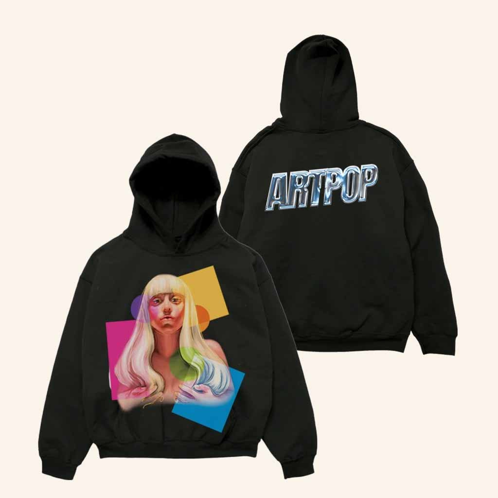Lady Gaga Merch Artpop Geometric Hoodie Christmas Gifts For Best Friend Lady Gaga Merch Artpop Geometric Hoodie Christmas Gifts For Best Friend