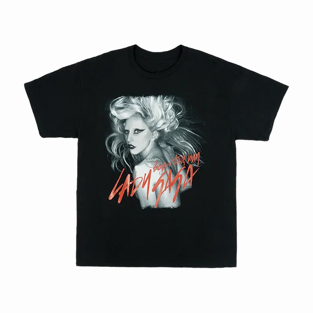 Lady Gaga Merch Born This Way T-Shirt Music Apparel Lady Gaga Lover Presents