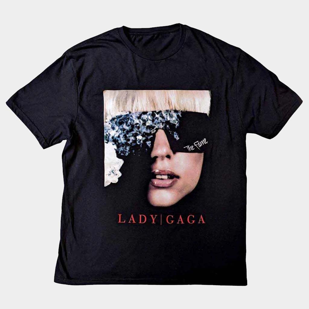 Lady Gaga Merch The Fame Photo T-Shirt Best Gifts For Music Lovers