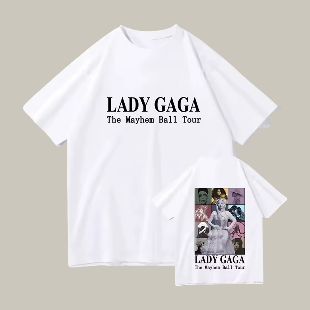 Lady Gaga The Mayhem Ball Tour T-Shirt Lady Gaga Music Fan Clothes Present For Mom
