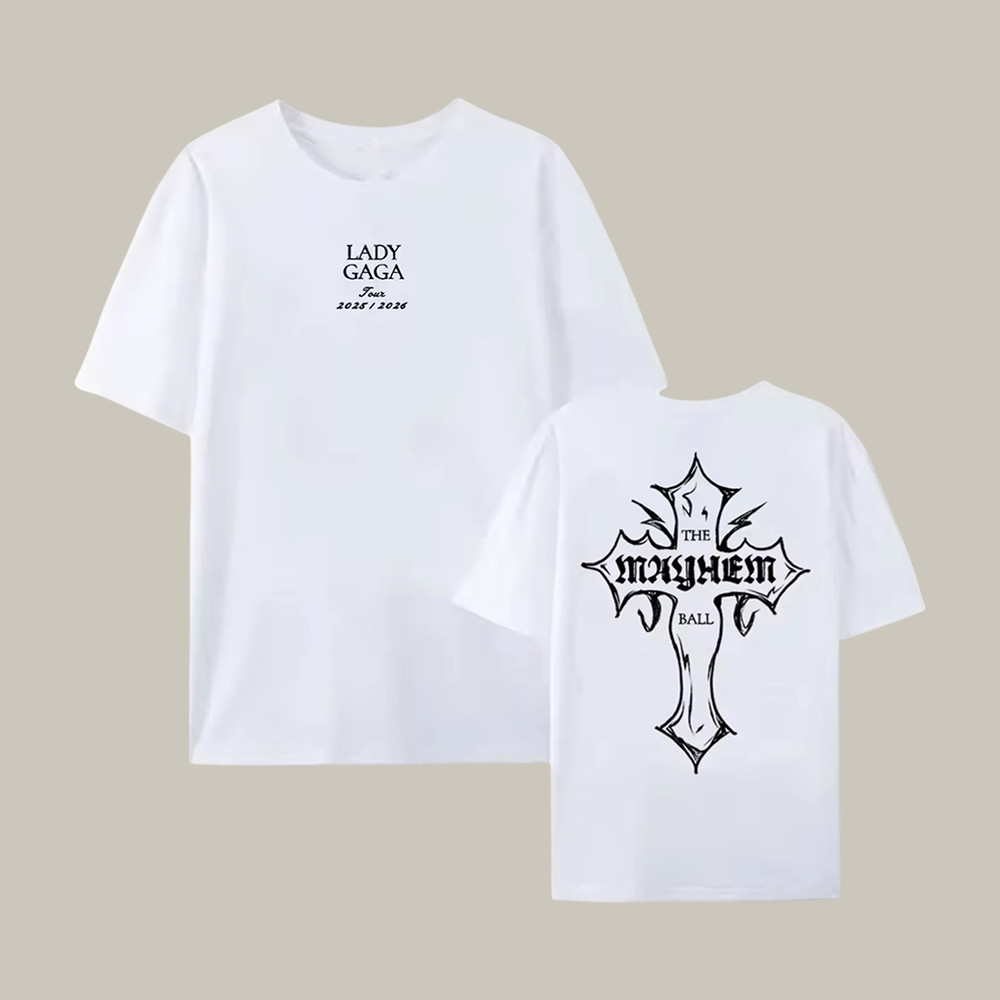 Lady Gaga The Mayhem Ball Tour T-Shirt Mayhem Ball Tour Clothes Gift For Huge Fans