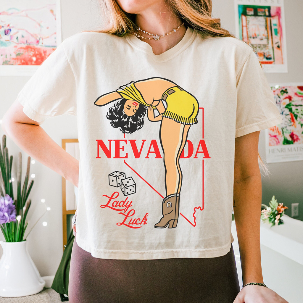 Lady Luck Casino Las Vegas Nevada T-Shirt Funny Shirts Gifts For Sister Lady Luck Casino Las Vegas Nevada T-Shirt Funny Shirts Gifts For Sister