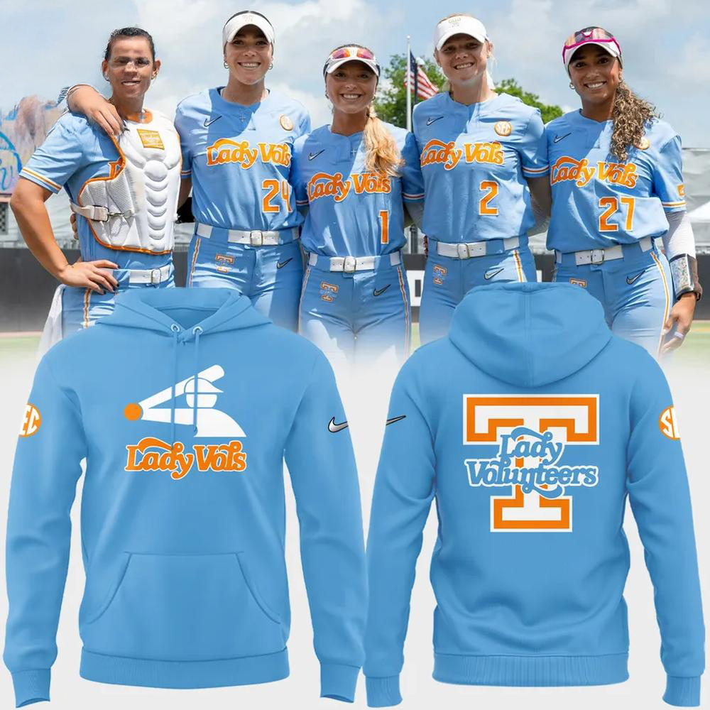 Lady Vols Softball Summitt Blue Stickman Limited Edition Hoodie Lady Vols Merch Best Gift For Softball Lovers