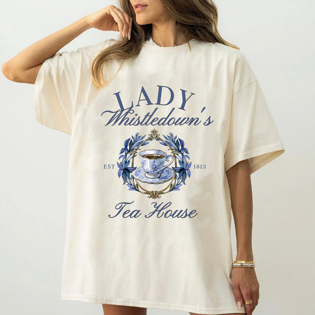 Lady Whistledown Tea House Shirt Bridgerton Merch Gifts Ideas For Sister Lady Whistledown Tea House Shirt Bridgerton Merch Gifts Ideas For Sister